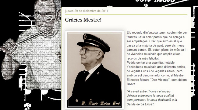 Gràcies Mestre!, per Juanjo&nbsp;Gallego