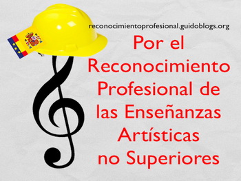Por el reconocimiento profesional de las Enseñanzas Artísticas no&nbsp;Superiores