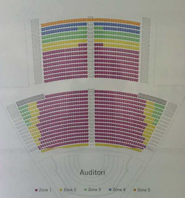 Les indicacions per a aquest diumenge al Palau de les&nbsp;Arts