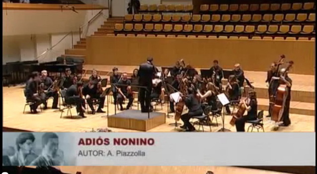 Adiós Nonino, interpretada en l’acte  de tancament de les audicions de la 4ª secció del Certamen de la&nbsp;Diputació