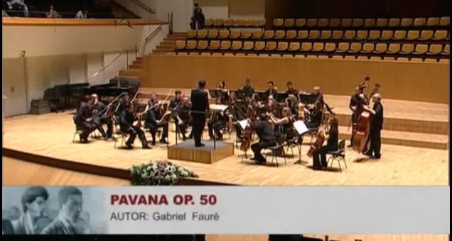 Pavana, interpretada en l’acte  de tancament de les audicions de la 4ª secció del Certamen de la&nbsp;Diputació