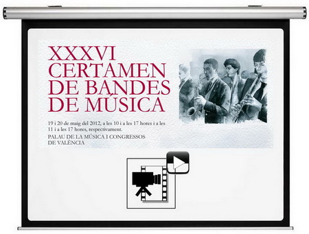 El XXVI Certamen Provincial de Bandes de Música de València es retransmetrà íntegrament per&nbsp;televisió