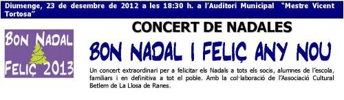 concert de nadal 2012