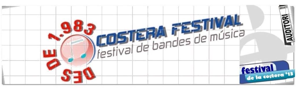 Confirmades les dates de la realització del 29é Festival de Bandes de Música de La&nbsp;Costera