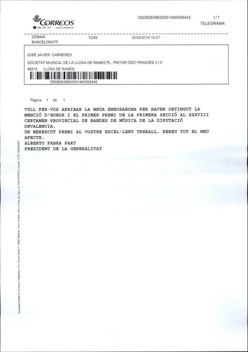 2014 05 23 telegrama