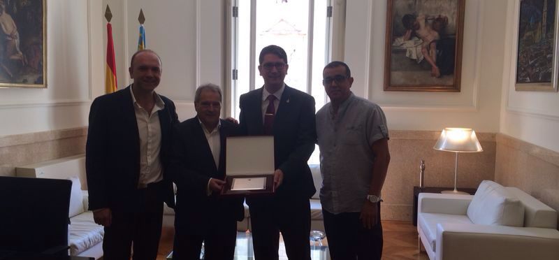 Els nostres representants rebuts pel President de la&nbsp;Diputació