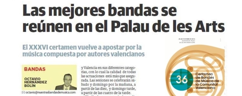 Las mejores bandas se reúnen en el Palau de les Arts, por Octavio Hernández&nbsp;Bolín
