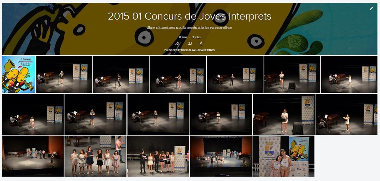 Publicació imatges concurs