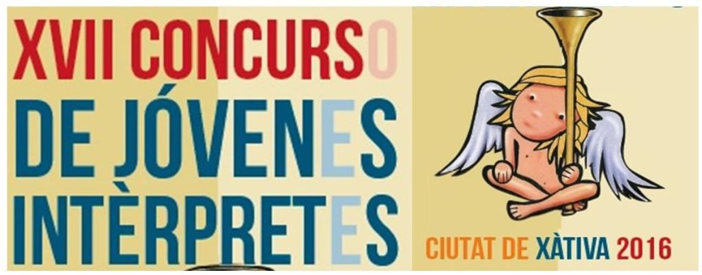XVII Concurs de  Joves Intèrprets  “Ciutat de Xàtiva”&nbsp;2016