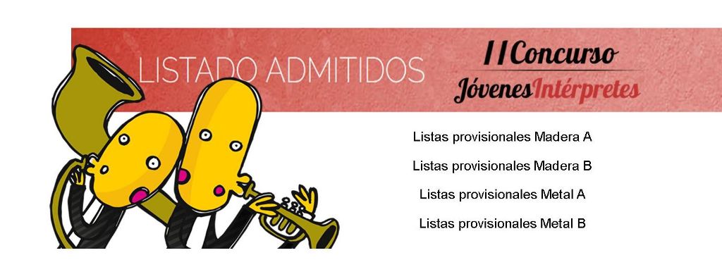 Consulta el llistat d’admesos «II Joves&nbsp;Intèrprets»