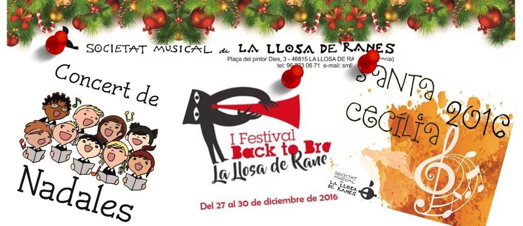 Circular socis: Programació per a Santa Cecília i&nbsp;Nadal