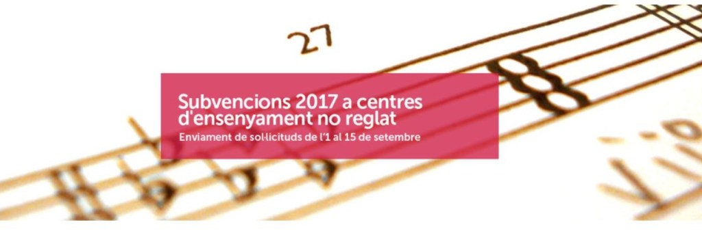 Publicada la resolució per la qual es convoquen les subvencions destinades a les escoles de&nbsp;música