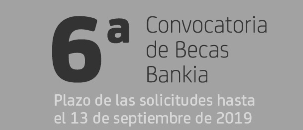 6ª Convocatoria de les beques&nbsp;Bankia